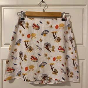 Reformation mini skirt